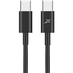 Дата кабель USB-C to USB-C 1.0m 20W CC-03B Black Grand-X (CC-03B)