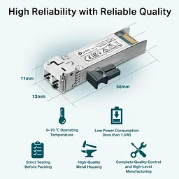 Трансивер TP-Link SFP+ TP-Link SM5110-SR 10GBase-SR MM 300m LC - мініатюра 2
