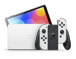 Портативна ігрова консоль Nintendo Switch OLED with White Joy-Con [61042] - мініатюра 2