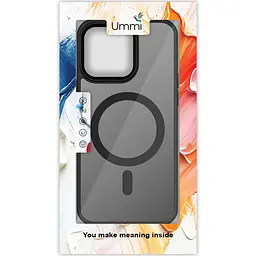 Чохол Ummi Colorful with MagSafe для Apple iPhone 14 Pro Max (6.7) Чорний / Black - мініатюра 5