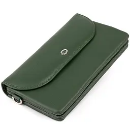 Жіночий шкіряний гаманець-клатч ST Leather 19х9,5х2,5 см acs0015827