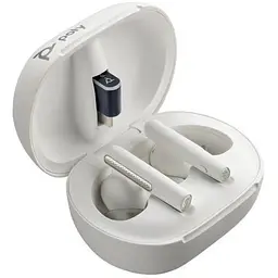 Навушники TWS POLY Voyager Free 60+ UC White - мініатюра 2