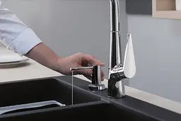 Дозатор кухонний Hansgrohe A51 500 ml врізний Matt Black 40448670, Чорний матовий - мініатюра 4
