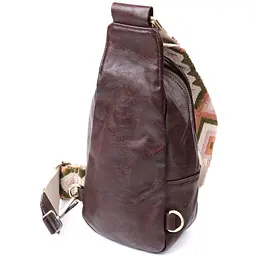 Зручна сумка через плече в модному кольорі з екошкіри Vintage 13х23х7 см sum0026985 - мініатюра 3
