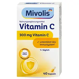 Біологічно активна добавка Mivolis Vitamin C Depot, 40 шт