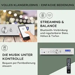 Стереопідсилювач Auna AMP-CD608 DAB HiFi (10035299) - мініатюра 4