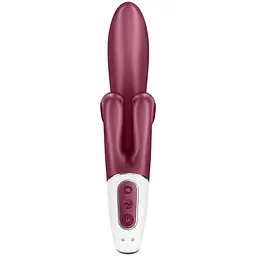 Вібратор-кролик Satisfyer Touch Me Red подвійний відросток 3 двигуна Red - мініатюра 6