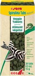 Корм для донних риб Sera Spirulina Tabs зі спіруліною 24 таблетки 00920