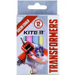 Крейда кольорова Kite Transformers Jumbo 12 шт. (TF21-075)