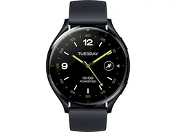 Смарт-годинник Xiaomi Watch 2 Black Case With Black TPU Strap (BHR8035GL) - мініатюра 3