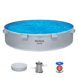 Каркасний басейн 305×61 см з фільтр-насосом і підсклянниками (561RW)