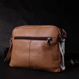 Шкіряна жіноча сумка GRANDE PELLE 23х17х7 см sum0023596 - мініатюра 10