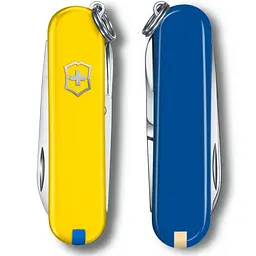 Ніж Victorinox Classic SD Ukraine 58мм,7функ,жовт-син - мініатюра 4
