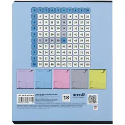Зошит Kite One color, 18 аркушів, клітинка (K26-236-1) - мініатюра 6