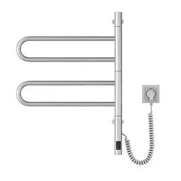 Електрична рушникосушка Navin Fouette 480x600 Sensor з таймером 00-044050-5080, Хром, Електронний - мініатюра 3