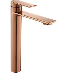 Змішувач для умивальника Rea Storm високий brushed copper REA-B3002