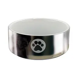 Миска керамічна Trixie 300 мл / 12 см (срібляста)