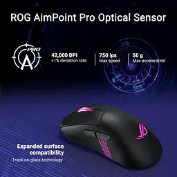 Миша ASUS ROG Keris II Origin Black (90MP04A0-BMUA00) - мініатюра 13