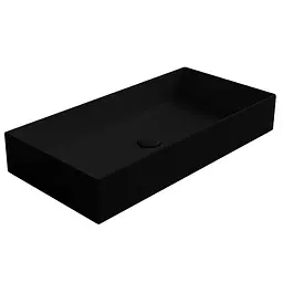 Умивальник Simas Agile 80 Black matt Чорний матовий AG80NM