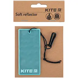 Підвіска м`яка світловідбиваюча Kite прямокутна, м`ятна K23-109-3