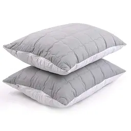 Набір подушок Руно 50х70 силіконові Grey White 2шт (К_Н310.52_Grey White) - мініатюра 2