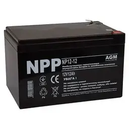 Акумулятор NPP-12 12Ah