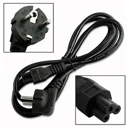 Кабель живлення TCOM 3 pin конюшина Iec C5 для ноутбука 1.5 м