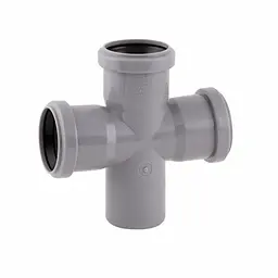 Хрестовина каналізаційна TA Sewage 50, 90 ° CZ050003 - мініатюра 1