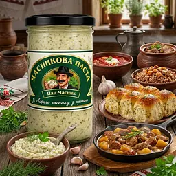 Паста часникова з кропом Пан Часник 250 г - мініатюра 2