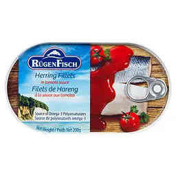 Філе оселедця Rugen Fisch Herring Fillets in Tomato Sauce 200 г