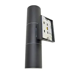 Світильник Brille фасадний GU10 Black IP54 (AL-129/2) - мініатюра 2