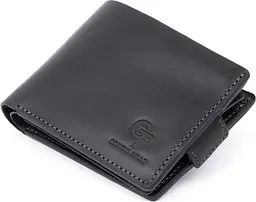 Шкіряне чоловіче портмоне GRANDE PELLE 11х9х2 см acs0027534