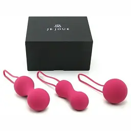 Набір вагінальних кульок Je Joue Ami Fuchsia, діаметр 3,8 см, 3,3 см, 2,7 см, 54 г, 71 г, 100 г - мініатюра 4