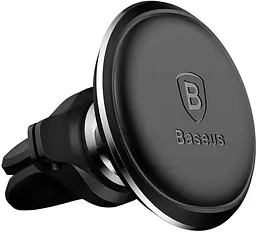 Автотримач Baseus Magnetic Car Mount Phone Holder with Cable Clip Air Vent Version Cluster Black