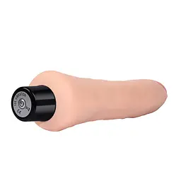 Реалістичний вібратор Real Softee Vibrator 9" тілесний - мініатюра 6