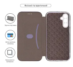 Чохол-книжка ArmorStandart G-Case для Samsung M15 5G (M156) Black - мініатюра 3