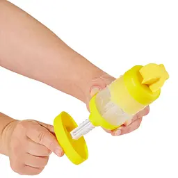 Незастигаюча маса для ліплення з пресом Wonder Factory 595106(Blue) 5х6х19 см - мініатюра 2
