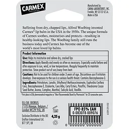 Бальзам для губ у стіку Carmex зі смаком суниці 4.25 г - мініатюра 4