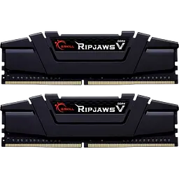 Оперативна пам'ять G.Skill 64GB (2x32GB) DDR4 3200MHz Ripjaws V Black (F4-3200C16D-64GVK)