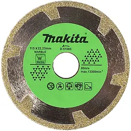 Диск алмазний по бетону та мармуру 115 x 22.23 мм Makita D-51085