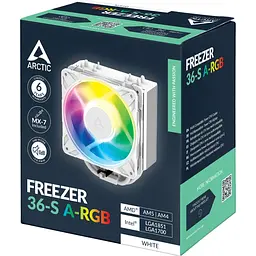Кулер для процесора Arctic Freezer 36-S A-RGB White (ACFRE00199A) [170267] - мініатюра 9