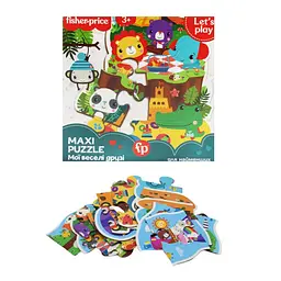 Дитячі пазли "Максі пазли. Мої веселі друзі" Vladi Toys 6х21,5х21,5 см det0013022
