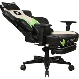 Геймерське крісло 1stPlayer Duke Black/White/Green [121648] - мініатюра 6