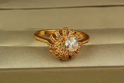 Кільце Xuping Jewelry Японія р 20 золотисте - мініатюра 2