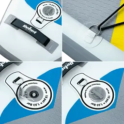 SUP дошка Rebel Active 350 см з аксесуарами сапборд 150 кг 350 x 81 х 15 см White - мініатюра 9