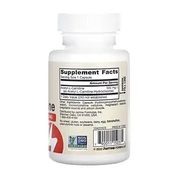 Вітамінно-мінеральний комплекс Jarrow Formulas Ацетил L-карнітин, 500 мг, Acetyl L-Carnitine, 60 вегетаріанських кан. (JRW15037) - мініатюра 2