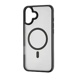 Чохол Silicone Matte Case with MagSafe iPhone 16 Plus Black