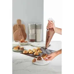 Мішок кондитерський Lekue Reusable Flexible Lids з 3 насадками (883729) - мініатюра 6