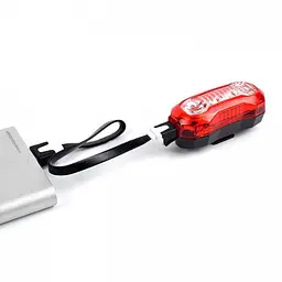 Велосипедний задній ліхтар стоп сигнал USB Huibo BL-203 - мініатюра 8
