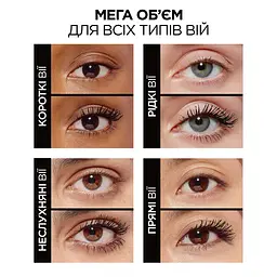 Туш для вій L'Oréal Paris Air Volume Mega 9.4 мл (AA119600) - мініатюра 3